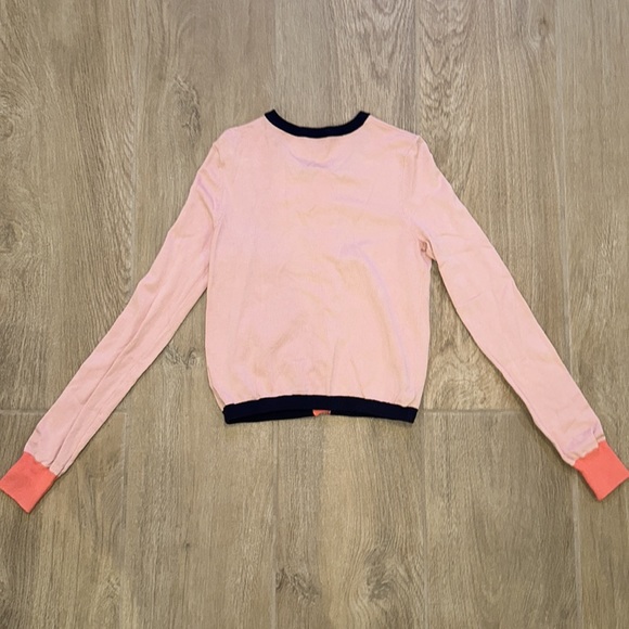 The Webster for Target Colorblock Cardigan in Dusty Pink & Navy Blue (XS) - Picture 7 of 7